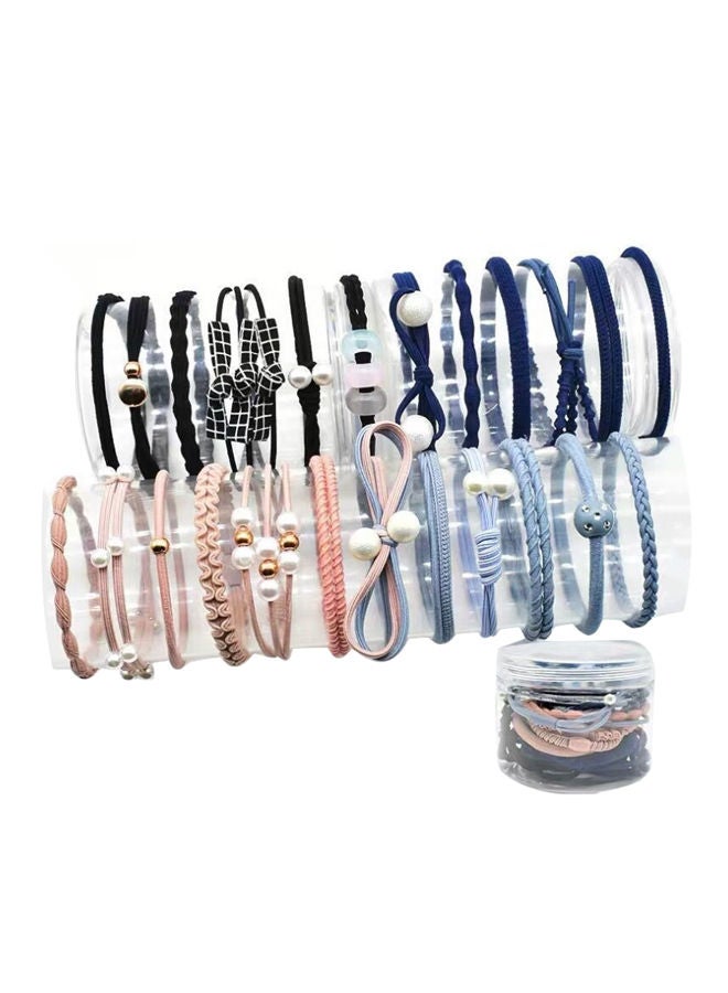 نيبمينينت مجموعة رابطات للرأس، 24 قطعة أزرق/ وردي 8x8x8سنتيمتر - Image 1