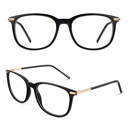 CGID Fake Glasses Clear Lens Non-Prescription Retro Fashion Frame UV400 Protection Men Women CN79 - Image 1
