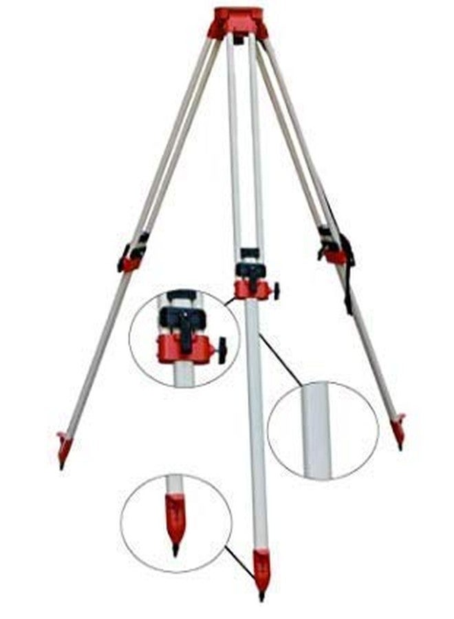 National Export world Aluminum Levelling Staff 5 meter 4 Fold and free cover with Auto Level Tripod Stand - Image 3