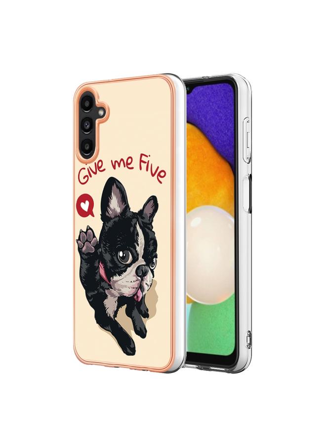 S-TOP Case For Samsung Galaxy A55 5G Electroplating Marble Dual-side IMD Phone Case - Image 1