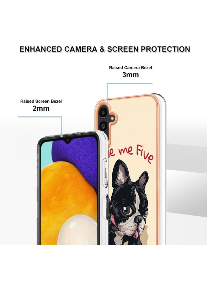 S-TOP Case For Samsung Galaxy A55 5G Electroplating Marble Dual-side IMD Phone Case - Image 5