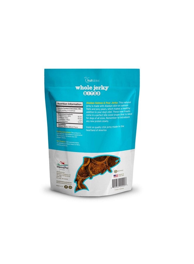 Fruitables Whole Jerky Bites Alaskan Salmon and Pear Natural Bite Sized Dog Treats 5 Ounces, Pack of 3 - Image 2