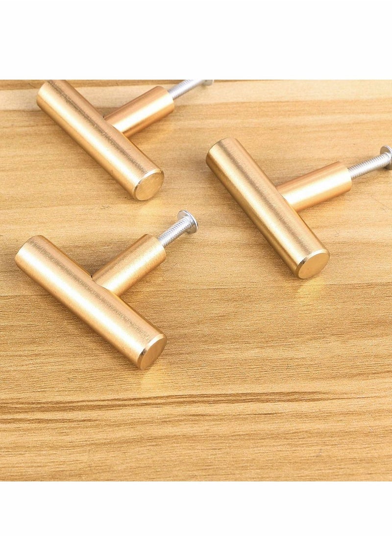 Alloy Pull Handle Cupboard Cabinet Wardrobe Door Knobs Drawer Pull Handle for Home Bedroom Golden - 12pcs - Image 3