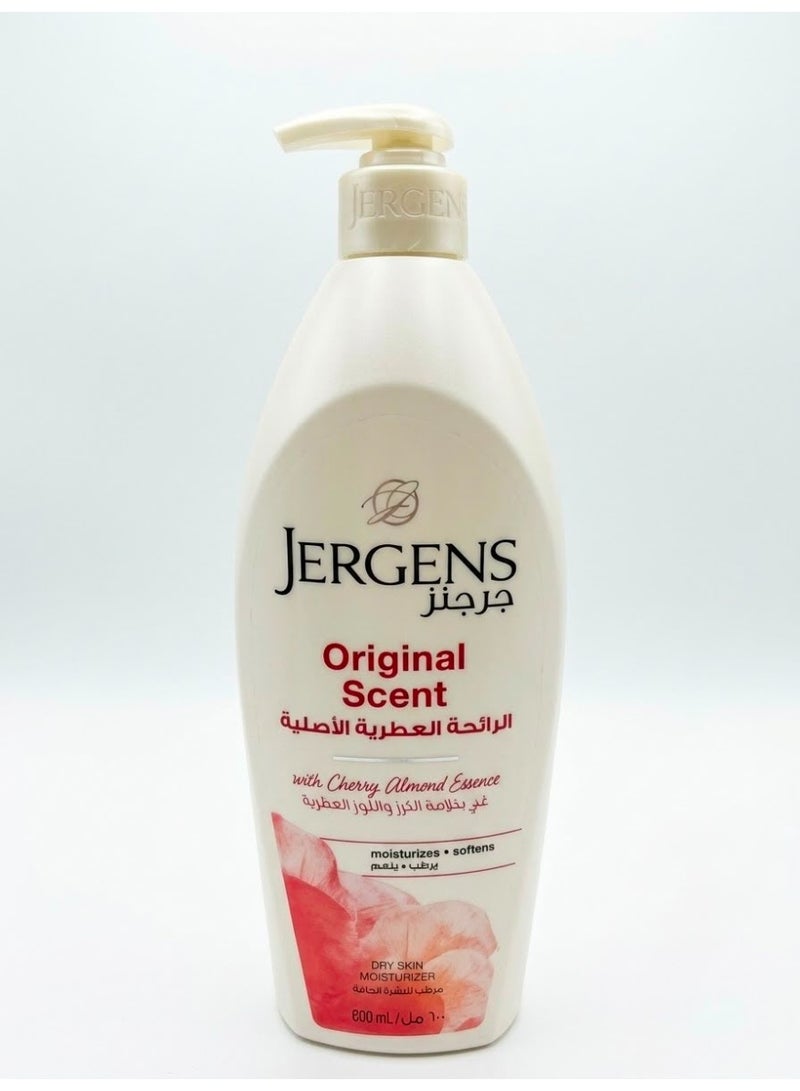 Jergens Original Scent With Cherry Almond Essence Moisturizers - Softens 600 ML - Image 1