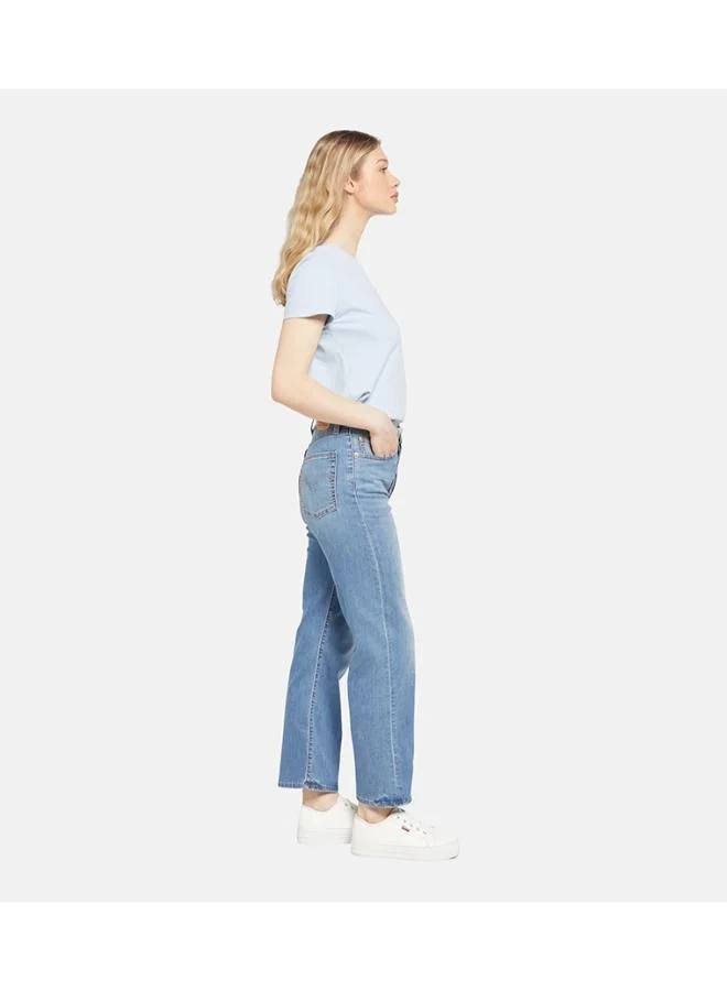 Levi's  Ribcage Washed Straight Fit Jeans for Women | Best Price UAE