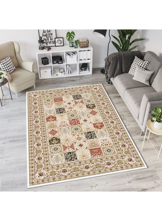 هندي منداله سجادة مطبوعة من القطن الشنيل – تصميمات كلاسيكية، حديثة، وفينتاج – قاعدة قماشية ناعمة، متوفرة بأحجام - Image 2