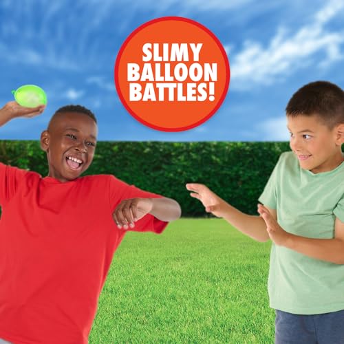 WowWee دلو بالونات نيكيلوديون سلايم كومباوند فيل آند فلينغ – بالونات مملوءة بالسلايم لمرح عيد ميلاد لزج (غير سامة وقابلة للغسل) - Image 2