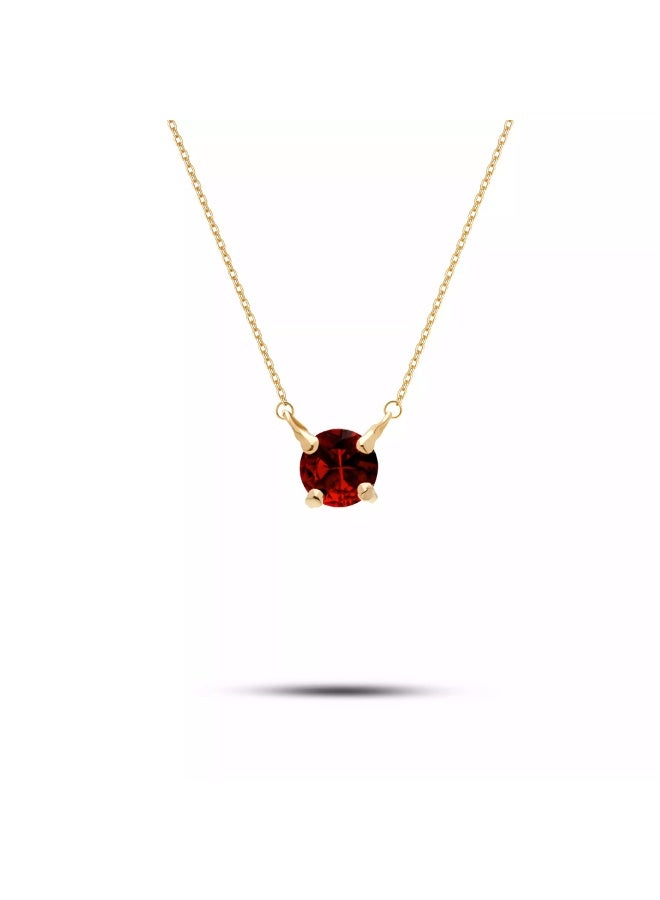 Ruby Art Gold 18K Pure Gold Women’s Necklace – Elegant & Premium Design-1.69  Gram - Image 1