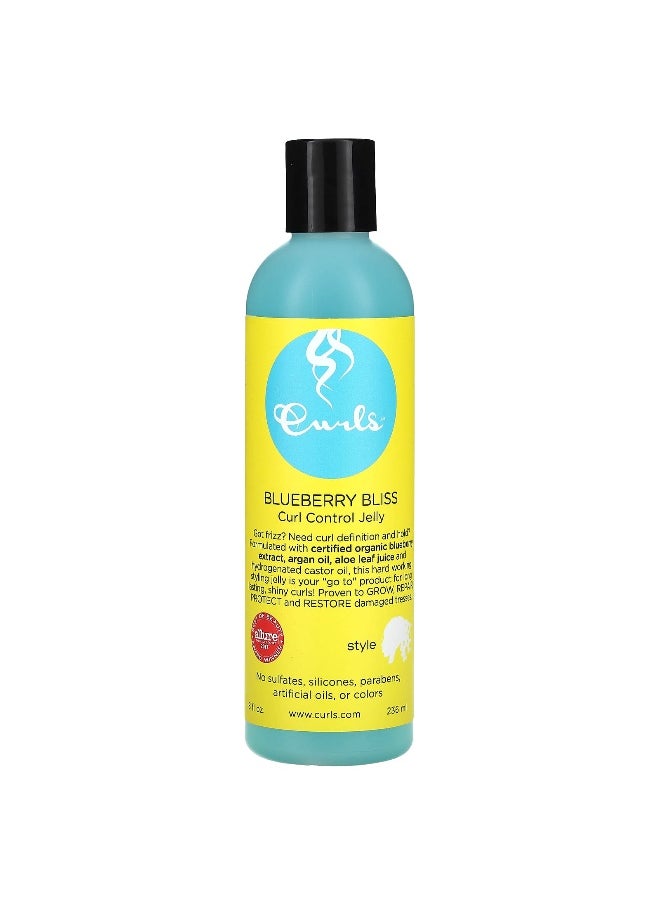 Curls - Curls, Blueberry Bliss Curl Control Jelly , 8 fl oz (236 ml) - Image 1