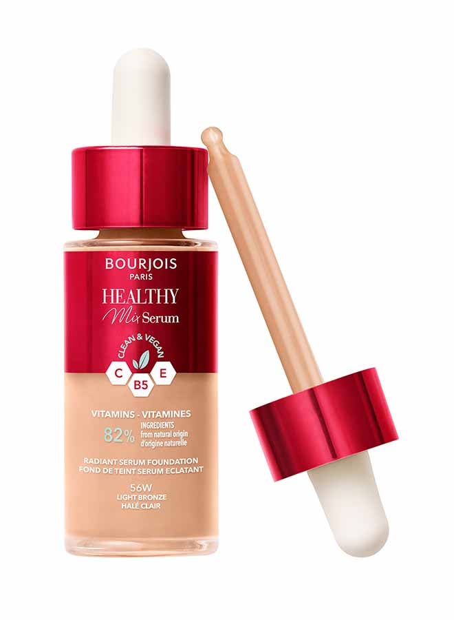 BOURJOIS PARIS Healthy Mix serum Foundation 56 Light Bronze - Image 1