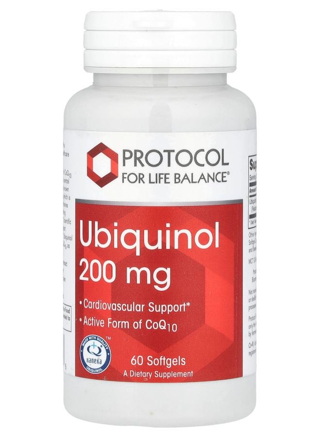 Protocol For Life Balance Ubiquinol 200 mg 60 Softgels - Image 1