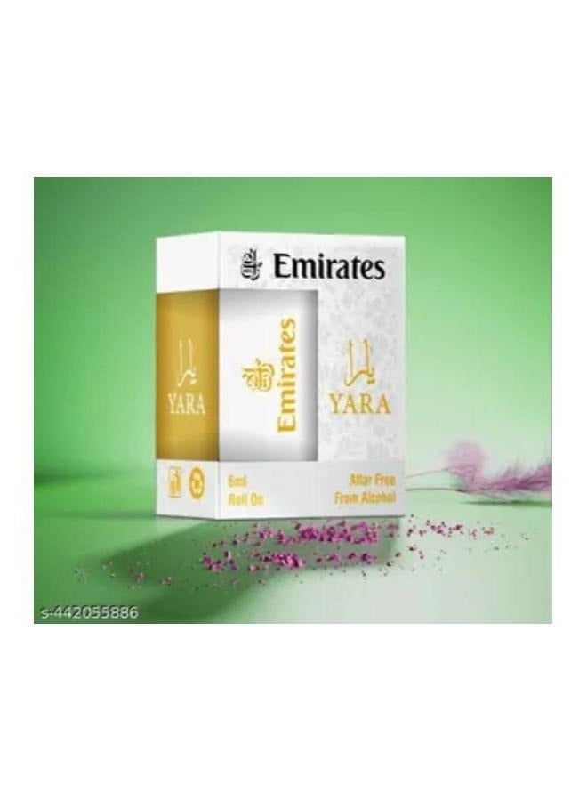 Emirates Yara Long Lasting Attar Floral Attar Roll On Perfume 6 ml - Image 1