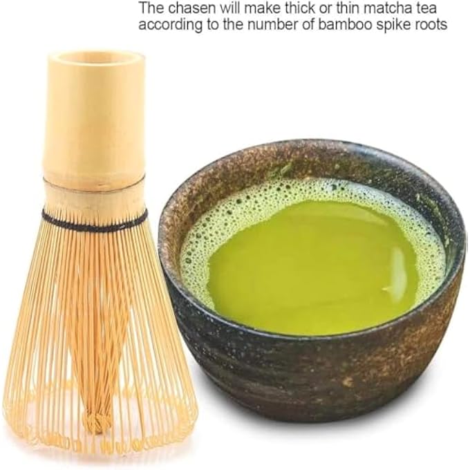 Silk Route Matcha Tea Bamboo Whisk Brush Set - Image 5