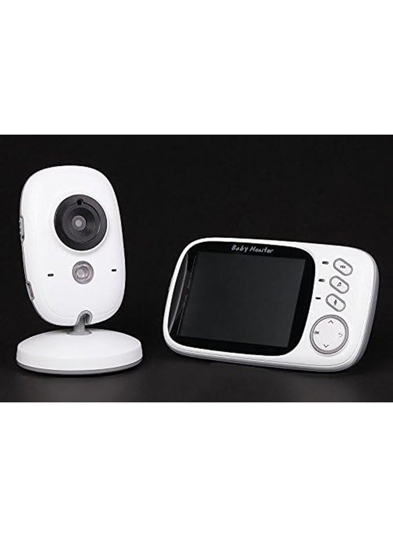 LETING VB603 مراقب الطفل بشاشة LCD بحجم 3.2 بوصة ومراقبة درجة حرارة الغرفة - Image 4