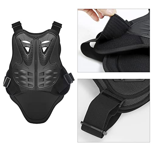 PELLOR Motorcycle Armor Vest Chest Back, Motocross Body Guard Vest Skiing Riding Skating Anti-Fall Vest Protective Gear - Image 5