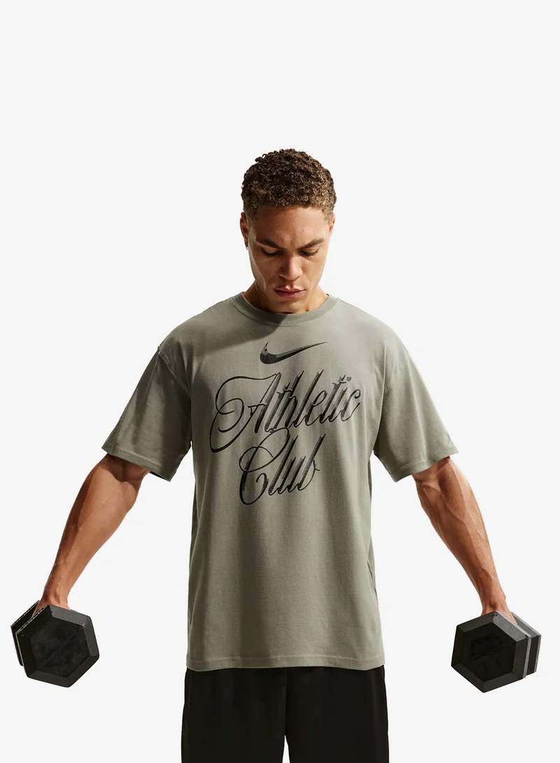 Nike LIGHT ARMY Loose Script T-Shirt for Men | Best Price UAE