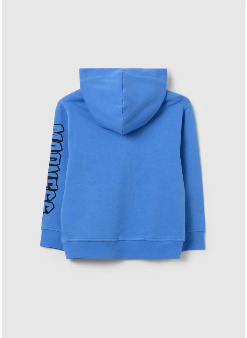 او في اس Sweatshirt with hood and ''N. YORK CITYâ€ print