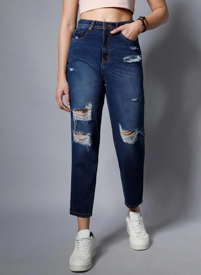 هاي ستار جينز موم أزرق قطن 1% نسائي