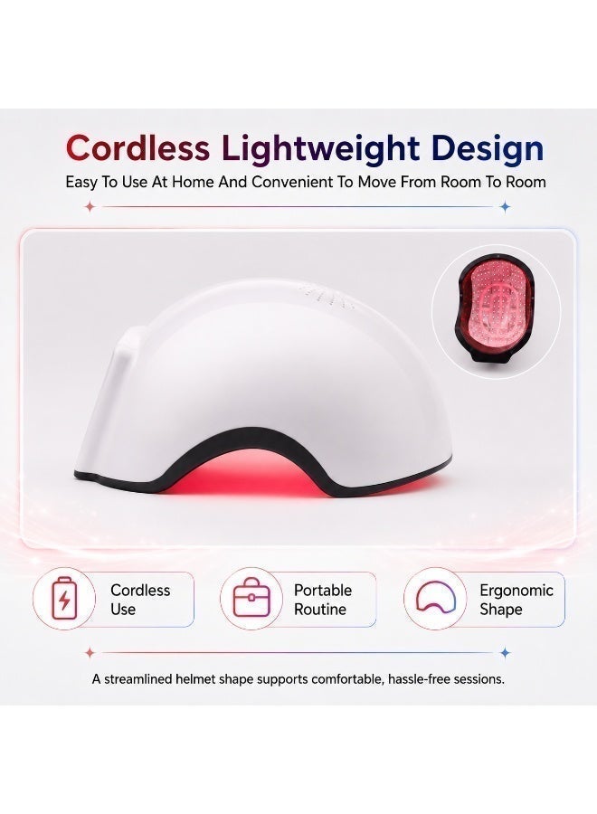 ATTRACTIVE GT Laser Hair Growth Helmet RL272 PRO for Men & Women | Laser Therapy Cap for Hair Regrowth | Anti Hair Loss & Thinning Treatment Device | Rechargeable LLLT Helmet - Image 2