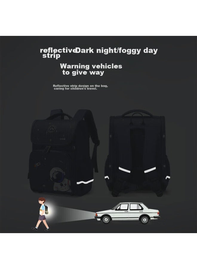 Ninth Castle The Ninth Castle Elementary School Backpack For Boys And Girls Grades 1-3 Children's Spine-protecting Lightweight Integrated Backpack - Image 2