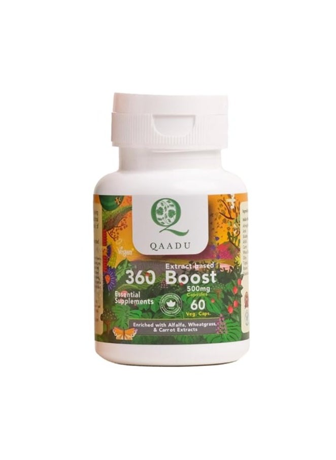 QAADU Qaadu 360 Boost Multivitamin for Men and Women 60 Capsule Immunity Booster  - Image 2