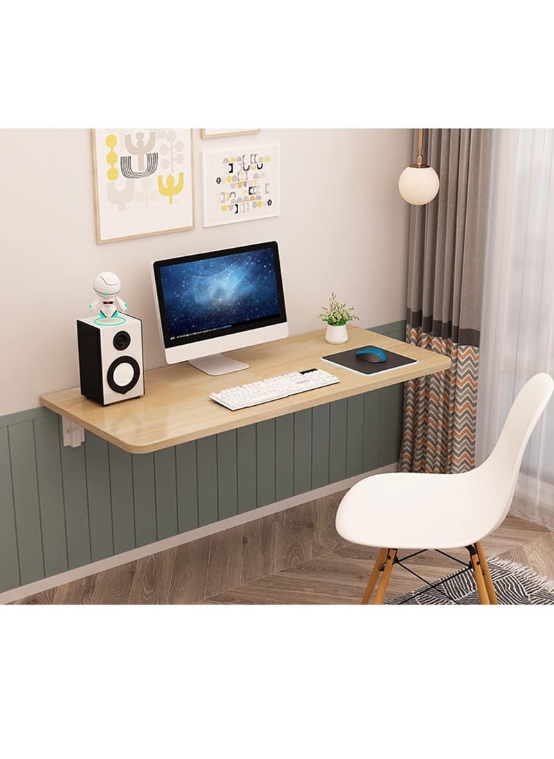 Computer Wall Mount Stand Folding Wall-Mounted Drop-Leaf Table, Metal Folding Shelf Bench Table Bracket (40 x 100 cm) Beige - pzsku/ZDF35E2FDC5BA50D9AD55Z/45/_/1702623194/b28aee65-cbfd-4b22-ad9b-0c374a13436f