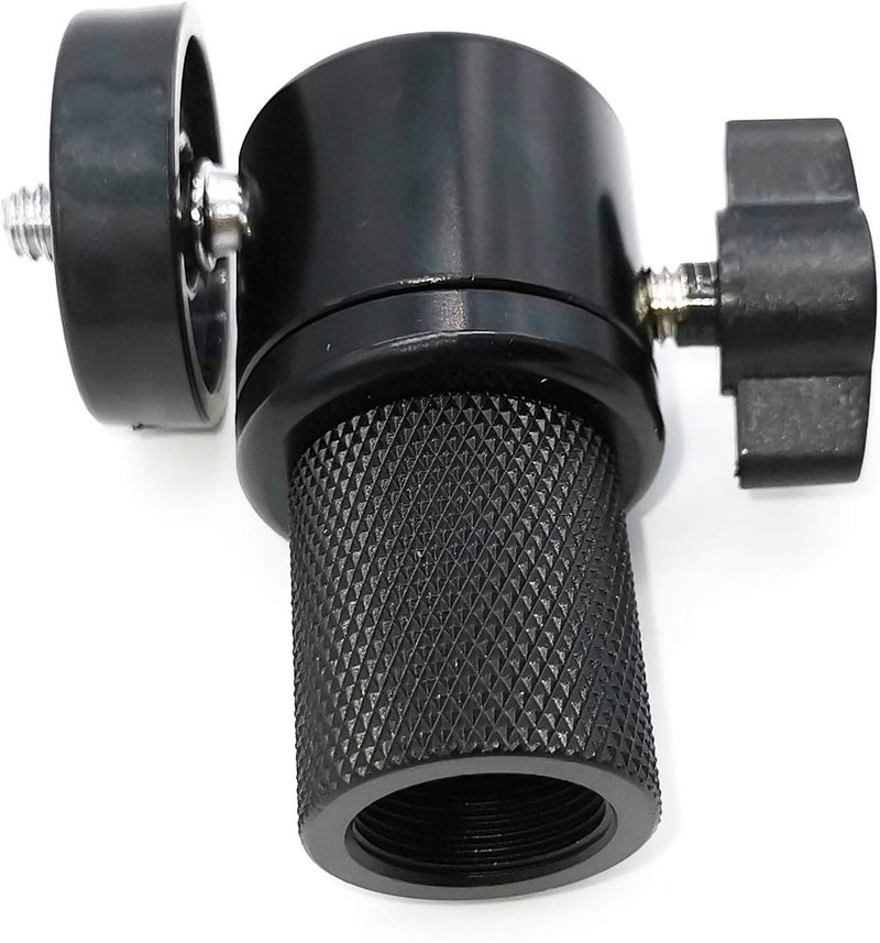 SHOPEE حامل ميكروفون موسيقي مع محول ثلاثي القوائم برأس كروي دوار مع قفل (5/8'' - 27 إلى 1/4'' - 20) لجهاز جوبرو، الكاميرا الرقمية ومسجل الفيديو - Image 2