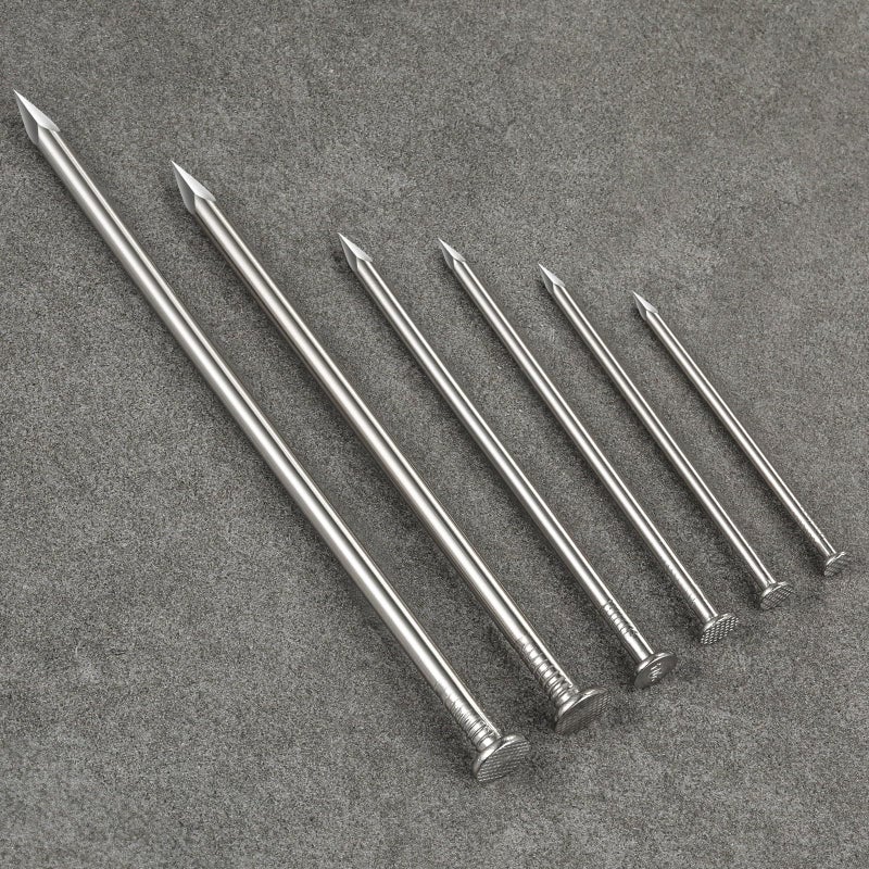 Wensilon 430pcs Stainless Steel 304 Nails Kit, Hanging Nails Kit, Wall Nails Kit, Dowels Kit, Long Nails Kit - Image 3