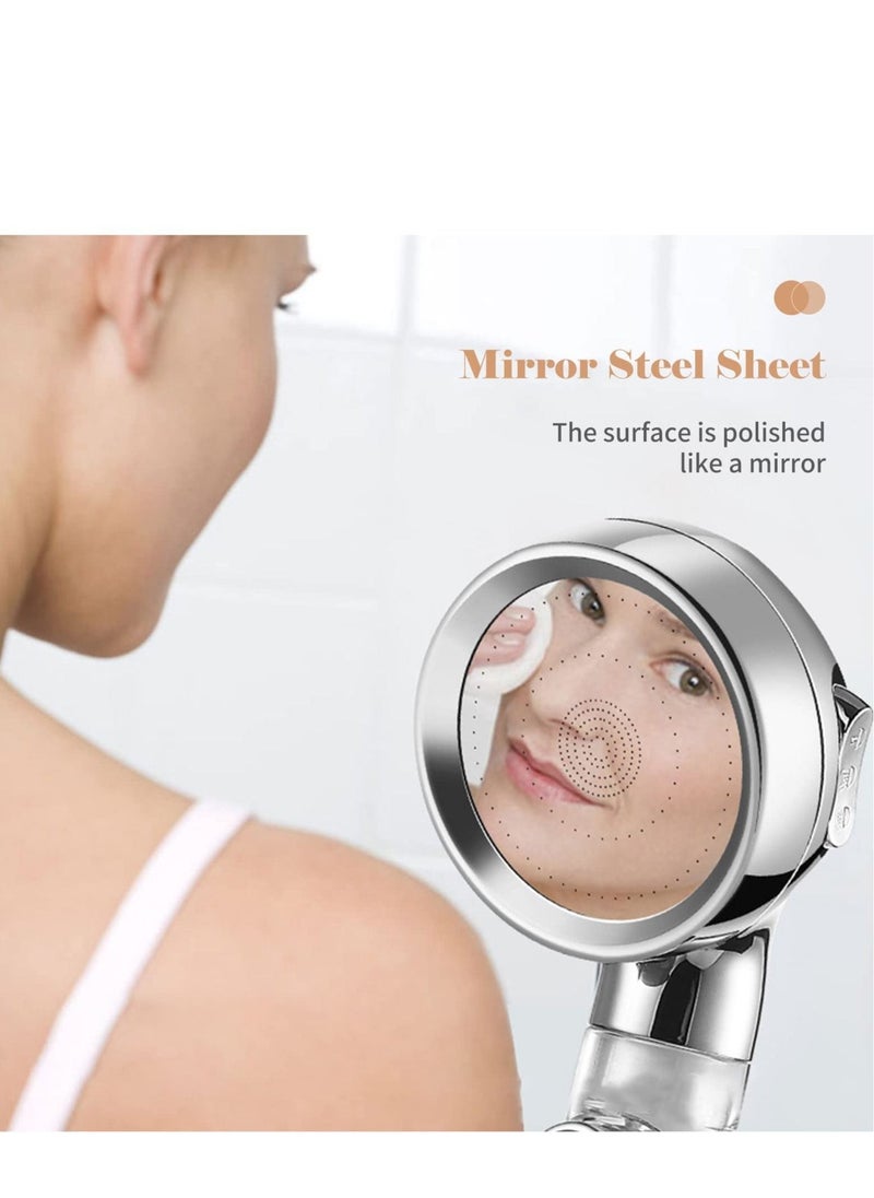 Generic - High Pressure Handheld Shower Head with Turbo Fan - Image 1