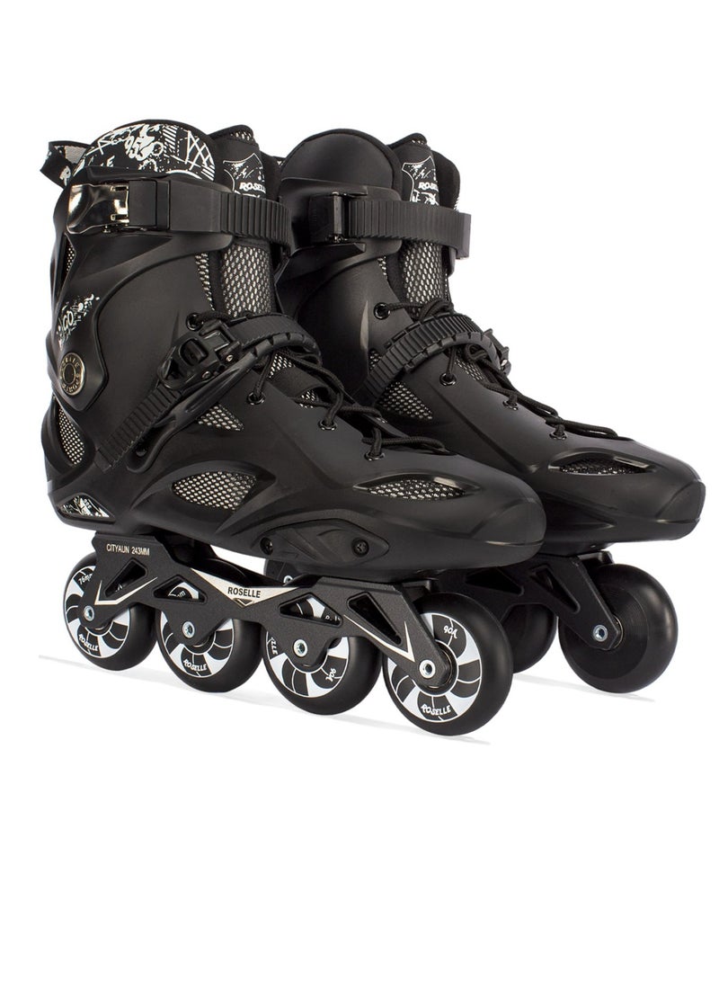 Professional Inline Skates Shoes With High Speed non break Single Row Skating Shoes for Men Women and Youth