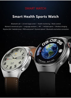 POWER Smart Watch 300mAh 1.53'' Smart Watches for Men Smartwatches Bluetooth Make/Answer Calls Fitness Modes and Sleep Modes Multi-app Message Reminder Monitor Multi Language  - Image 2