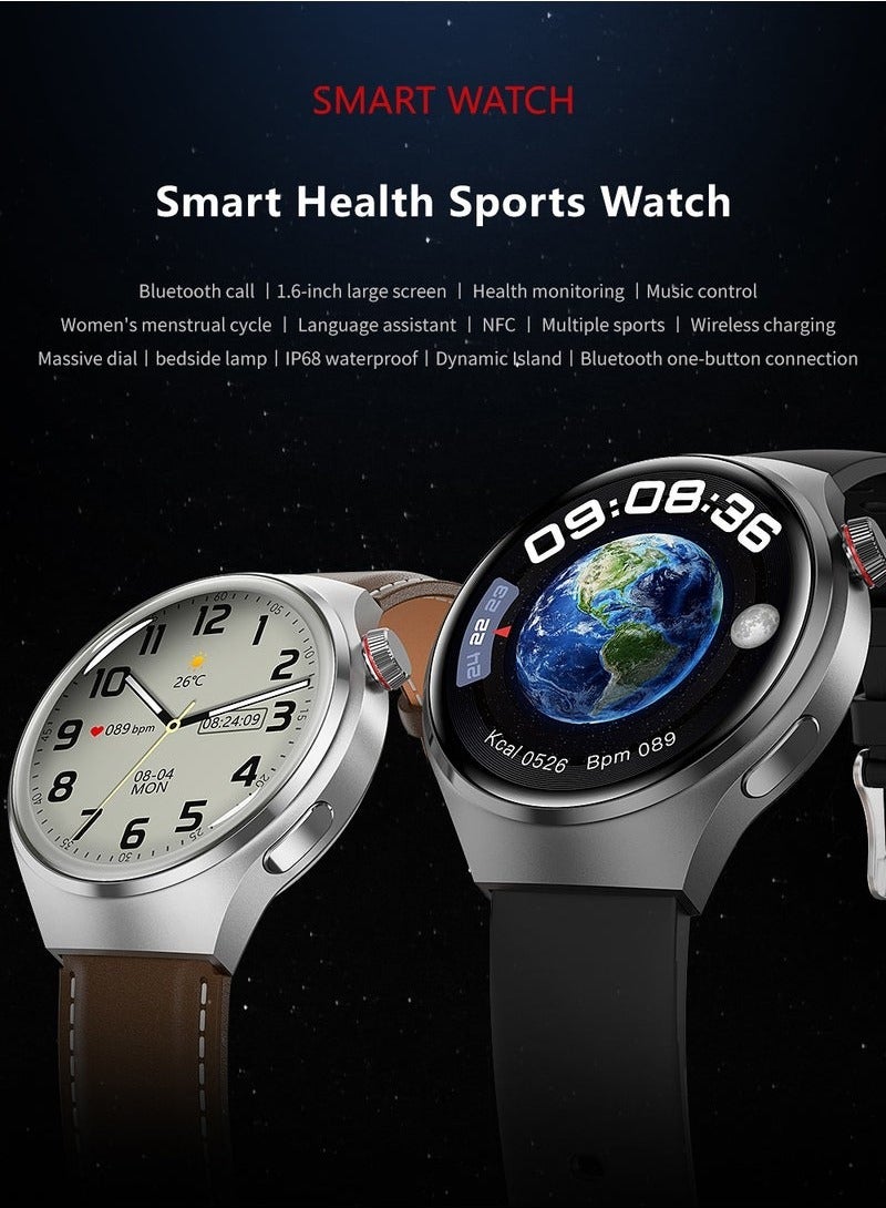 POWER Smart Watch 300mAh 1.53'' Smart Watches for Men Smartwatches Bluetooth Make/Answer Calls Fitness Modes and Sleep Modes Multi-app Message Reminder Monitor Multi Language - Image 2
