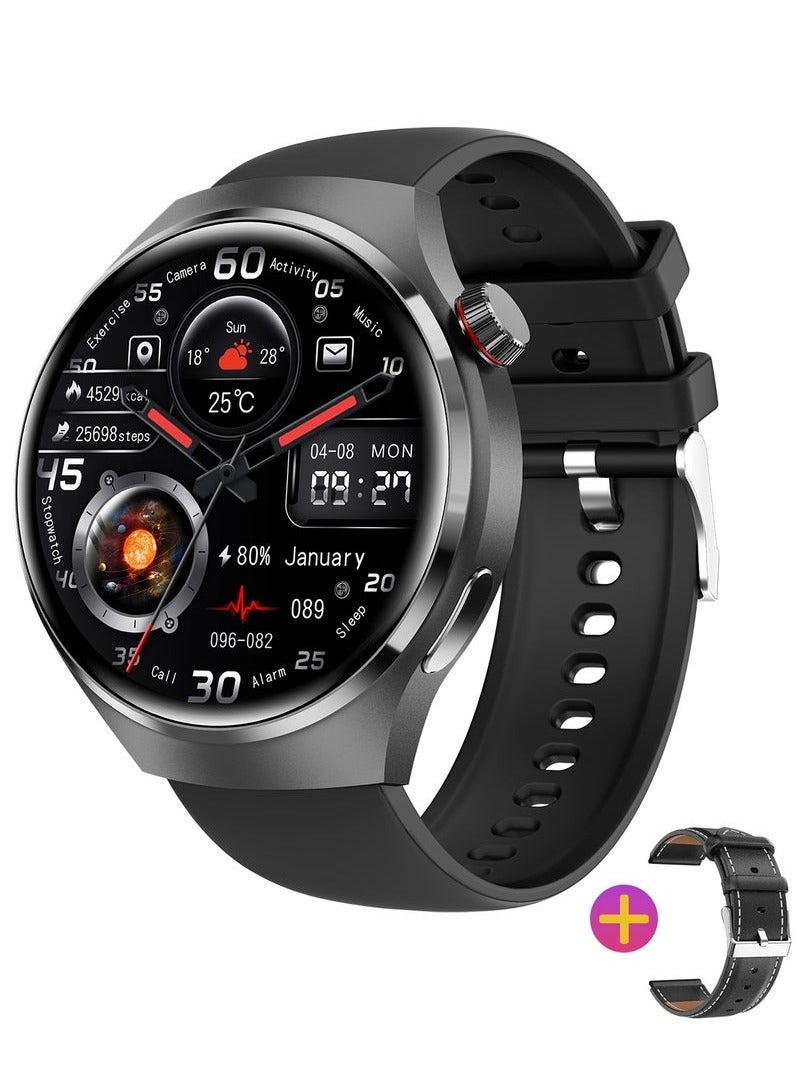 POWER Smart Watch 300mAh 1.53'' Smart Watches for Men Smartwatches Bluetooth Make/Answer Calls Fitness Modes and Sleep Modes Multi-app Message Reminder Monitor Multi Language - Image 1