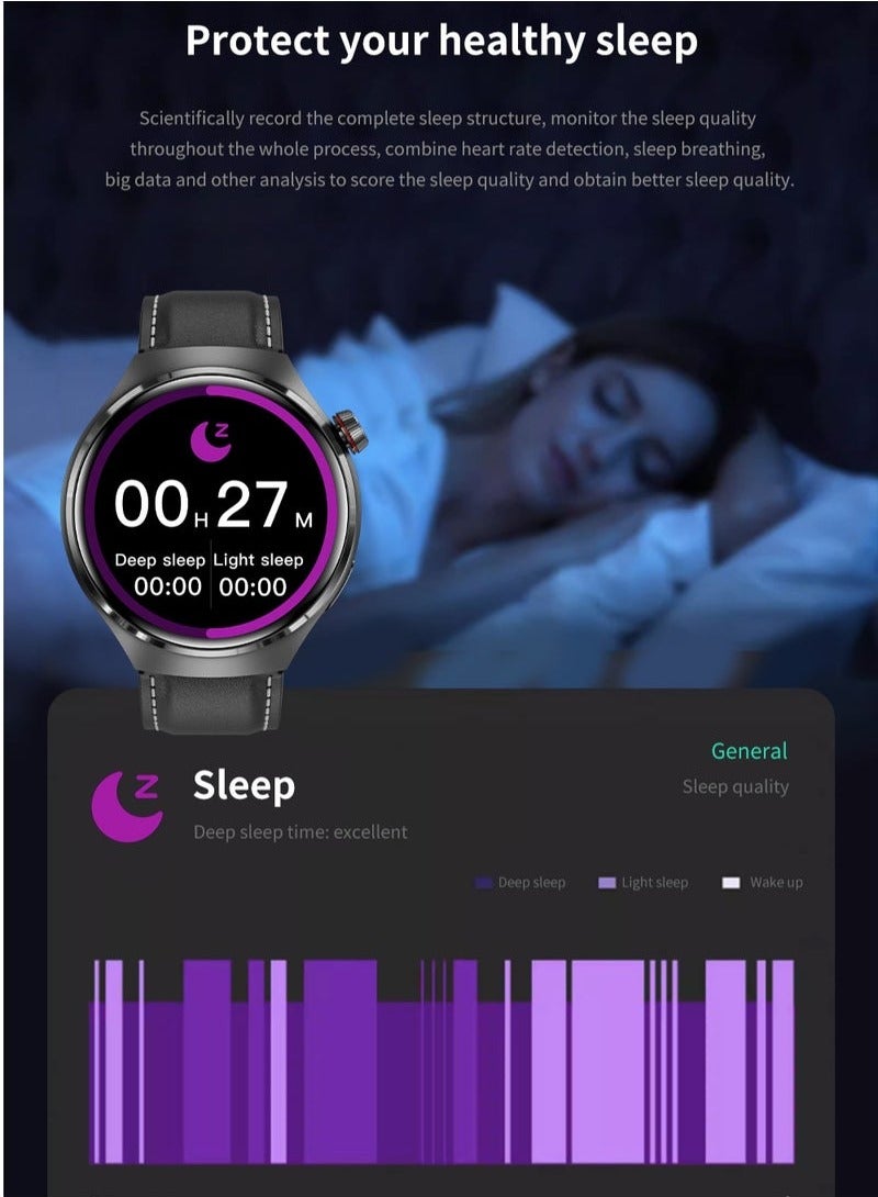 POWER Smart Watch 300mAh 1.53'' Smart Watches for Men Smartwatches Bluetooth Make/Answer Calls Fitness Modes and Sleep Modes Multi-app Message Reminder Monitor Multi Language - Image 5