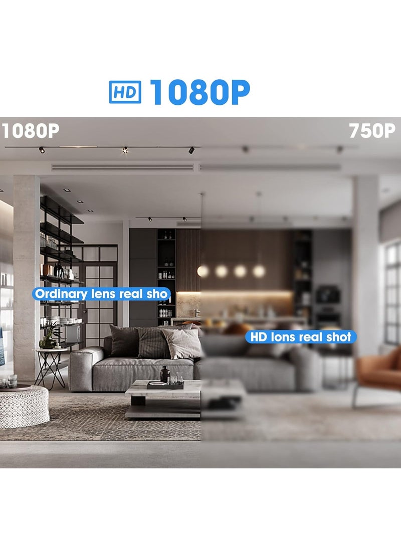 MUNTAQI Hidden Camera Clock 1080P HD WiFi Camera – Wireless Mini Nanny Cam with Night Vision, Motion Detection, Loop Recording – Indoor Security Surveillance Camera for Home, Office - Image 2