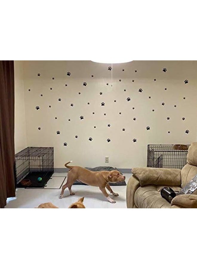 SITAKE 76 Pcs Dog Decor Stickers, 40 Pcs Dog Paw Print Stickers and 36 Pcs Dog Bones Stickers, Dog Decorations Wall Floor Windows Decal Stickers for Kids Room, Teen Girl's Room and Boy's Room - Image 4