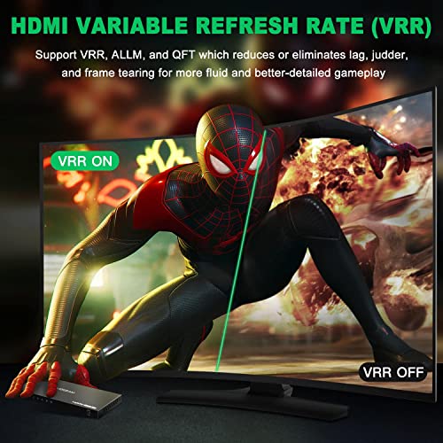 AVIDGRAM HDMI 2.1 Switch 8K 60Hz, AVIDGRAM HDMI Switcher 5 in 1 Out with IR Remote, 5 Port 4K 120Hz Auto HDMI Selector Hub Support 8K 48Gbps, Compatible with Xbox Series X, PS4 Pro, PS5, UHD TV, Monitor - Image 4