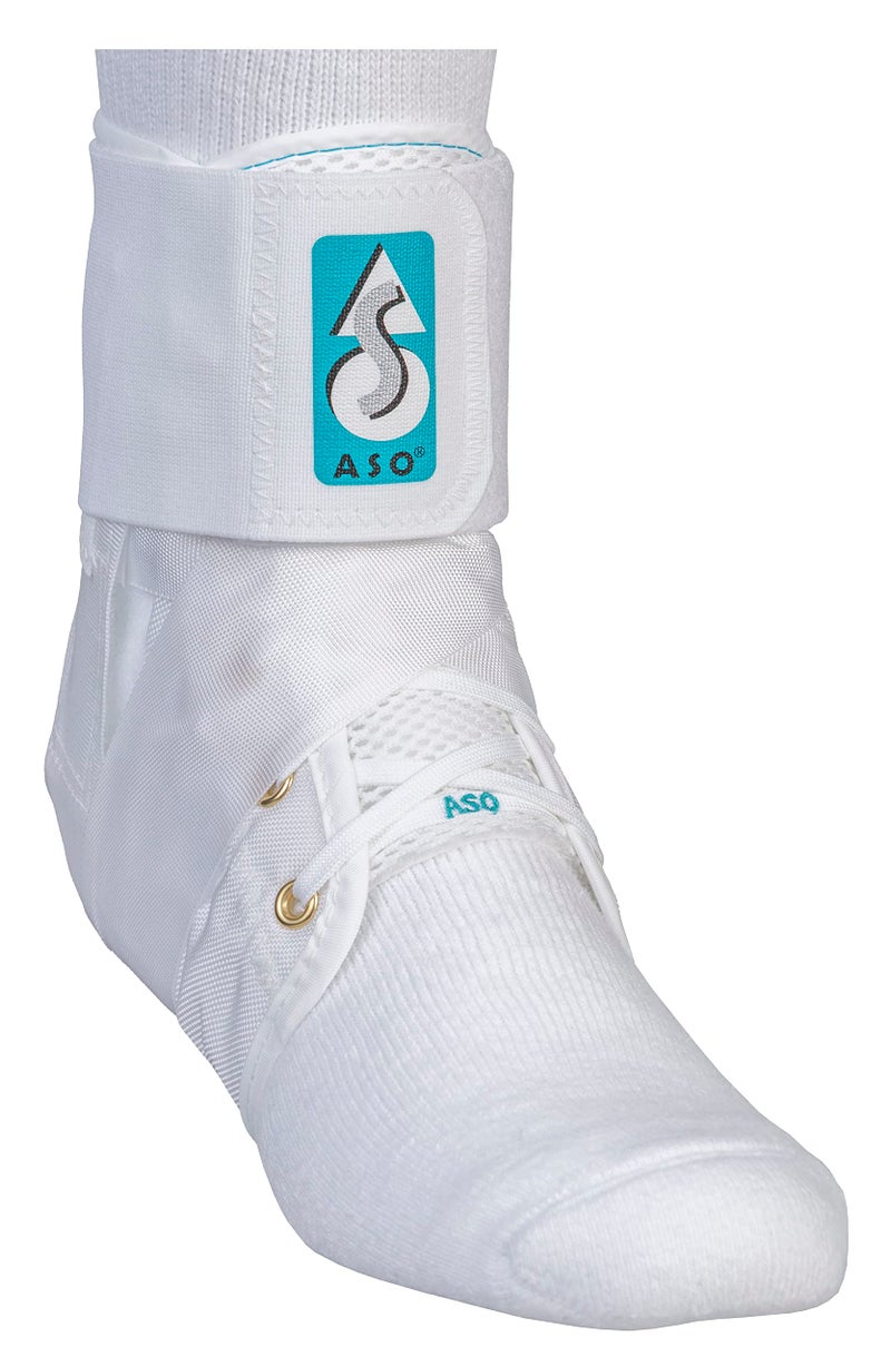Med Spec مثبت كاحل ميد سبيك ASO، أبيض، صغير جداً - Image 1