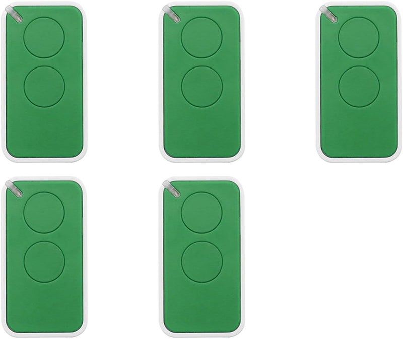 Garage Door Remote, 1-10pcs 433Mhz 433.92Mhz Rolling Code Garage Door Remote Control(Green-5pcs) - Image 1