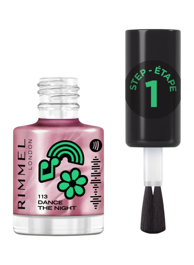 RIMMEL LONDON Full Volume Collection Super Gel Nail Polish - 113 - Dance the Night, 12ml - Image 1