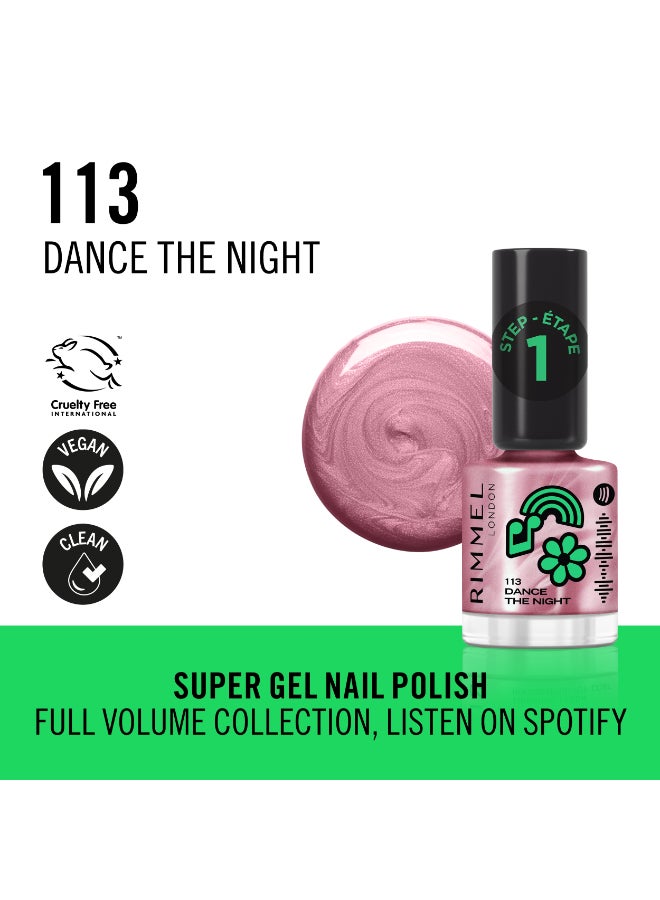 RIMMEL LONDON Full Volume Collection Super Gel Nail Polish - 113 - Dance the Night, 12ml - Image 2
