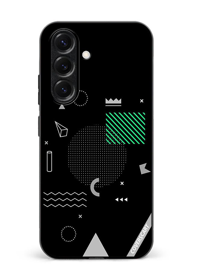 VR CREATIVE Protective Case Cover For Samsung Galaxy S25 Geometric S Design Multicolour