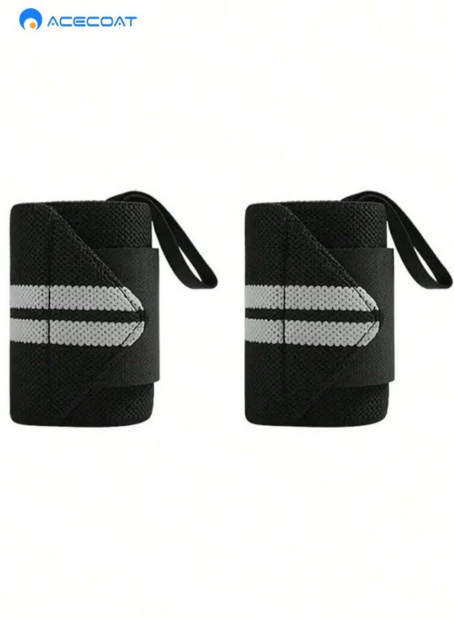 ACECOAT Adjustable Wrist Wraps with Thumb Loop for Gym, Weightlifting & Sports – Unisex Wrist  Support - Image 5