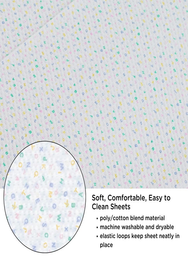 Angeles Rest Toddler Sheet, ABC Print - Image 3