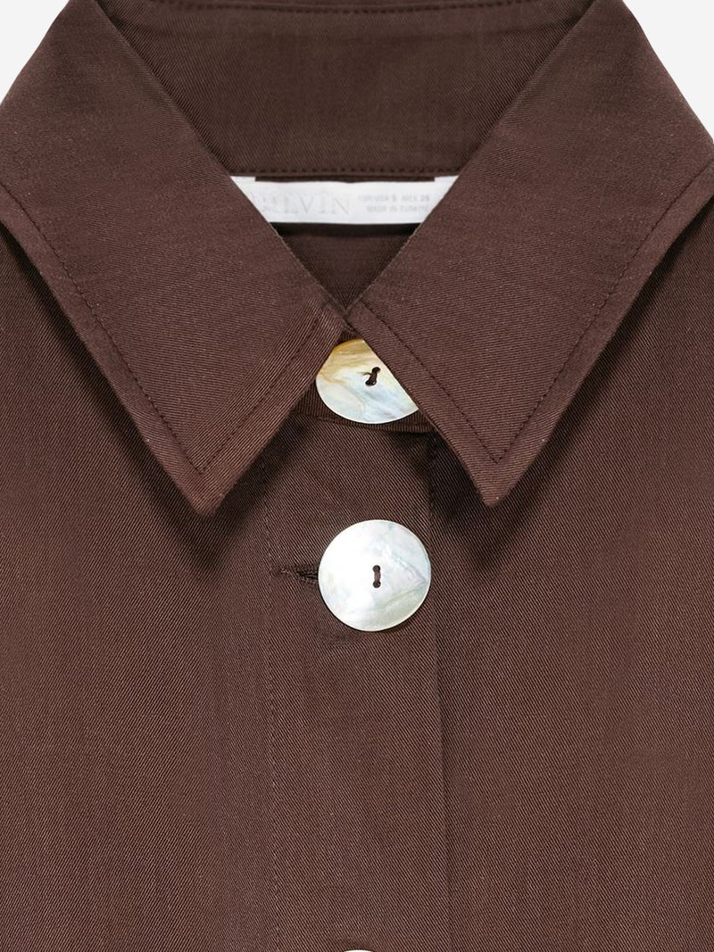 DILVIN Sleeveless Tencel Crepe Blouse - Image 5