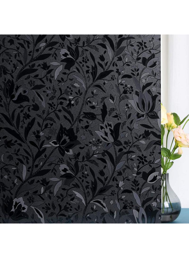 Y&D Window Film Decorative Privacy No Glue Tulip Pattern Glass Sticker For Door Home House Ofiice Heat Control Anti UV 120 x 200 cm  - Image 1