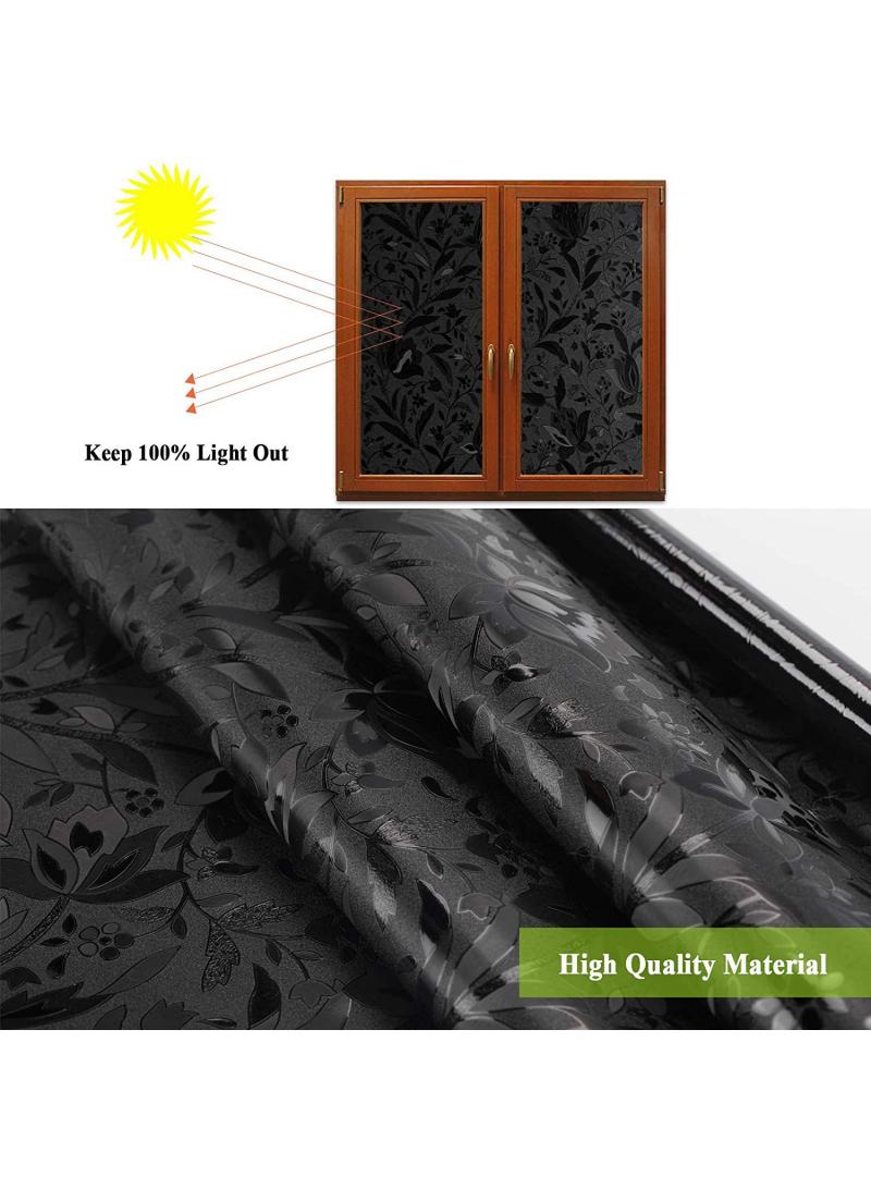 Y&D Window Film Decorative Privacy No Glue Tulip Pattern Glass Sticker For Door Home House Ofiice Heat Control Anti UV 120 x 200 cm  - Image 2