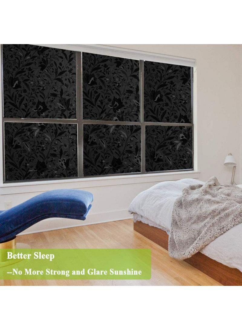 Y&D Window Film Decorative Privacy No Glue Tulip Pattern Glass Sticker For Door Home House Ofiice Heat Control Anti UV 120 x 200 cm  - Image 4