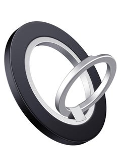 Anmi Magnetic Phone Ring Holder,Anti-Scratch Adjustable Kickstand for iPhone 15 14 13 12, Pro, Pro Max, Mini, Plus, for Magnetic phone cases（Black）  - Image 1