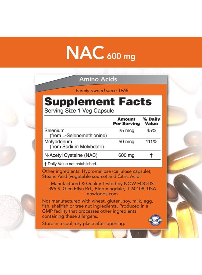 Now Foods 2-Piece L-Arginine 1000mg 120 Tablets - Image 3